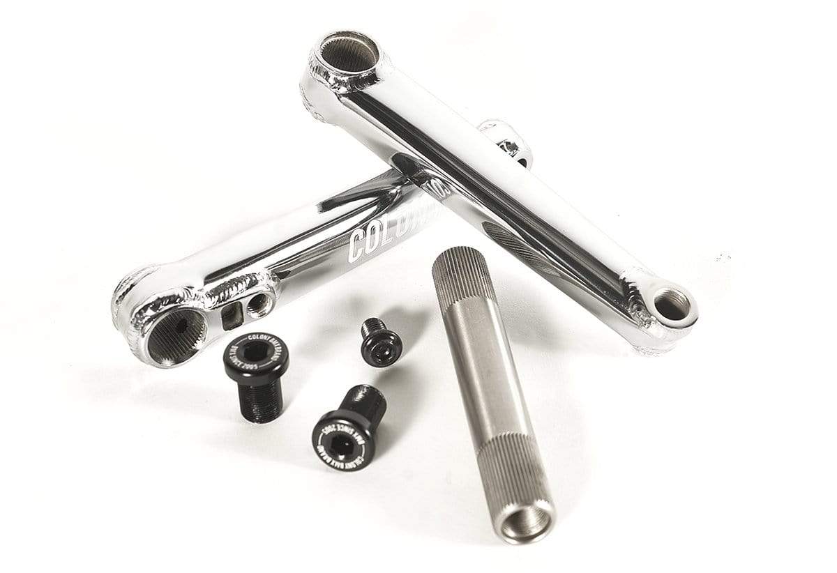 Colony BMX Parts Chrome / 165mm Colony Venator 22mm Cranks