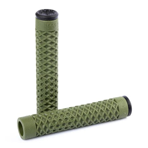 Cult BMX Parts Army Green Cult x Vans Waffle Grips with Flange
