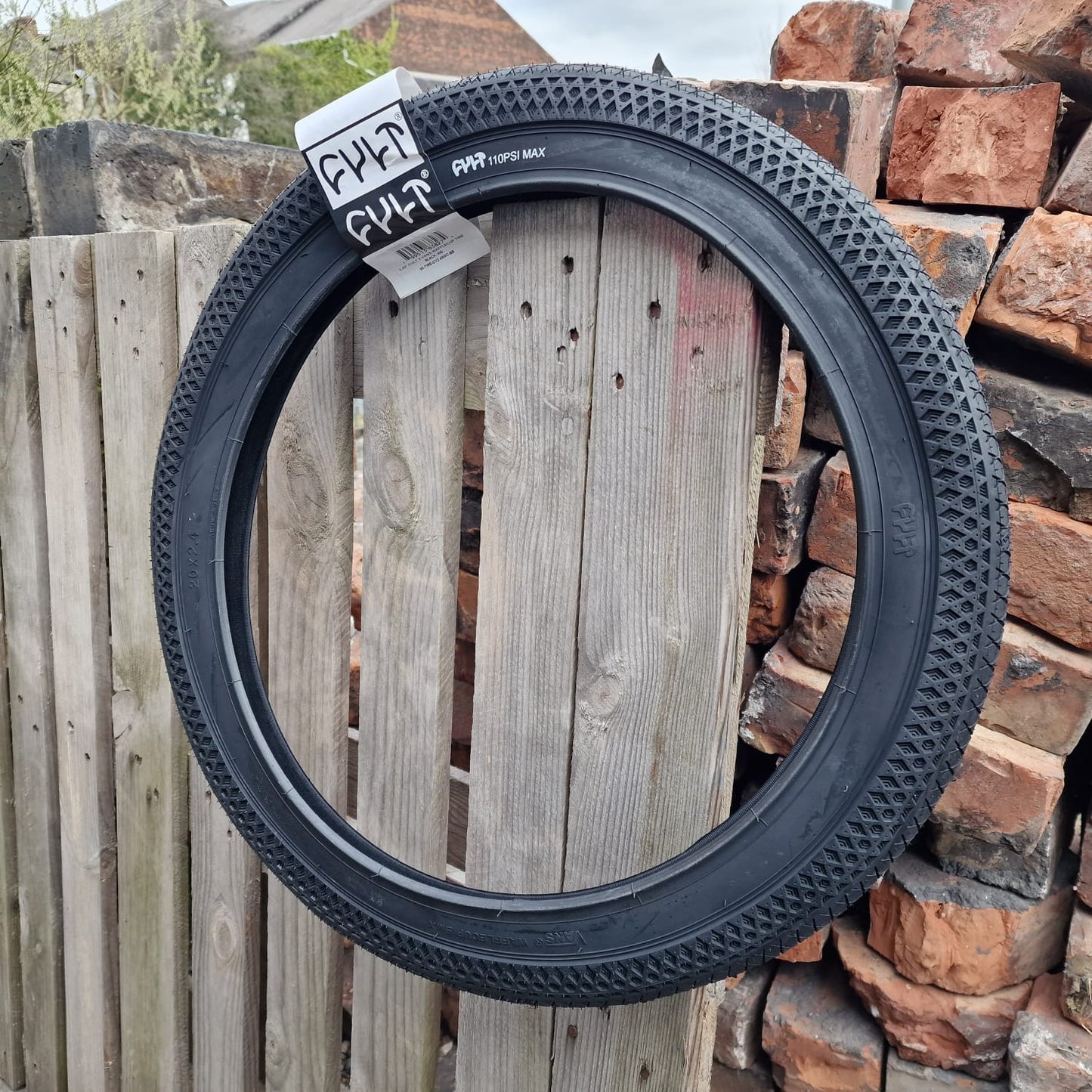 Cult BMX Parts Black / 2.40 Cult x Vans Wafflecup 2.4" BMX Tyre