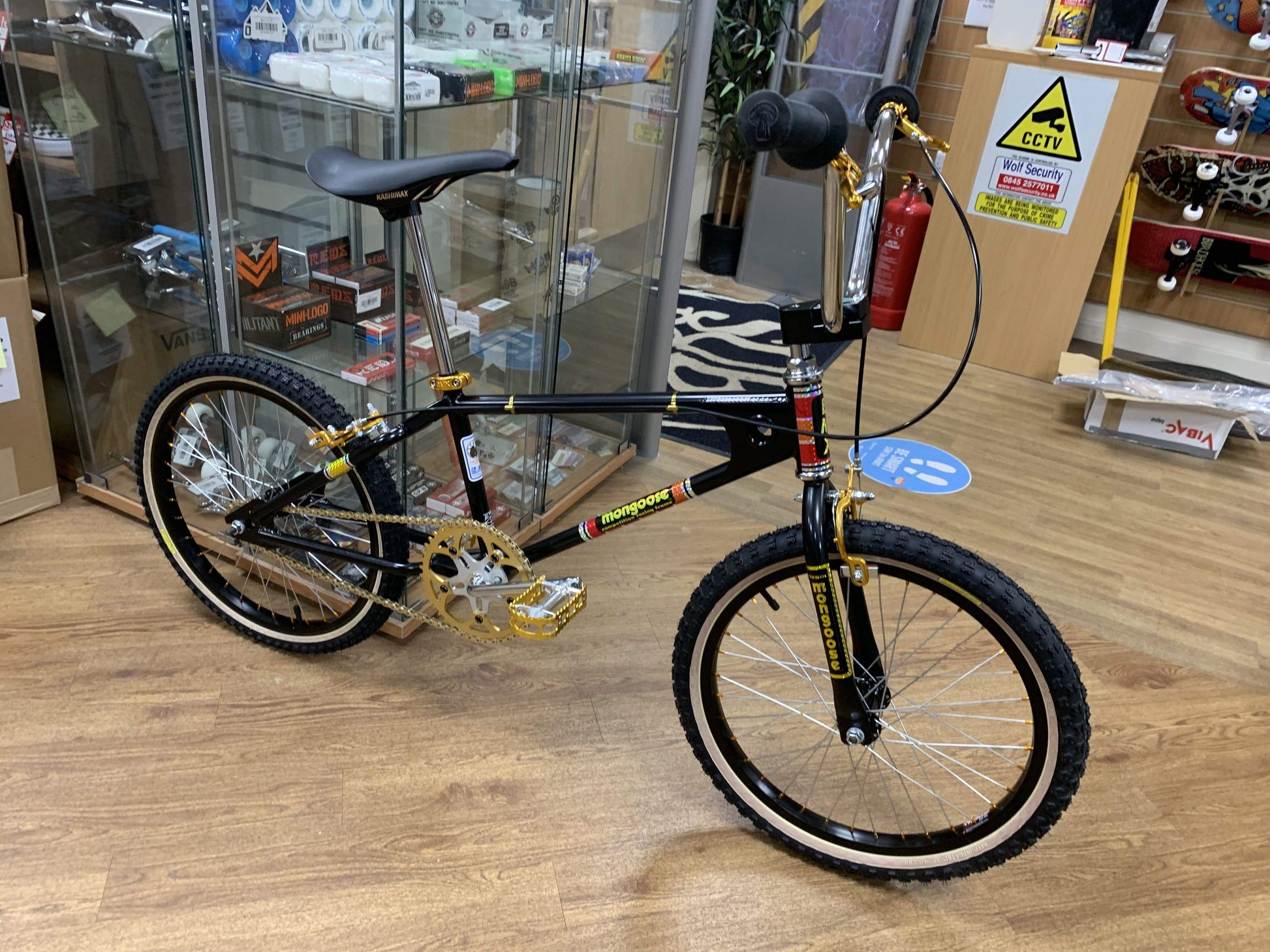 Darxide Old School BMX Crank BB and MKS Pedal Combo Alans BMX