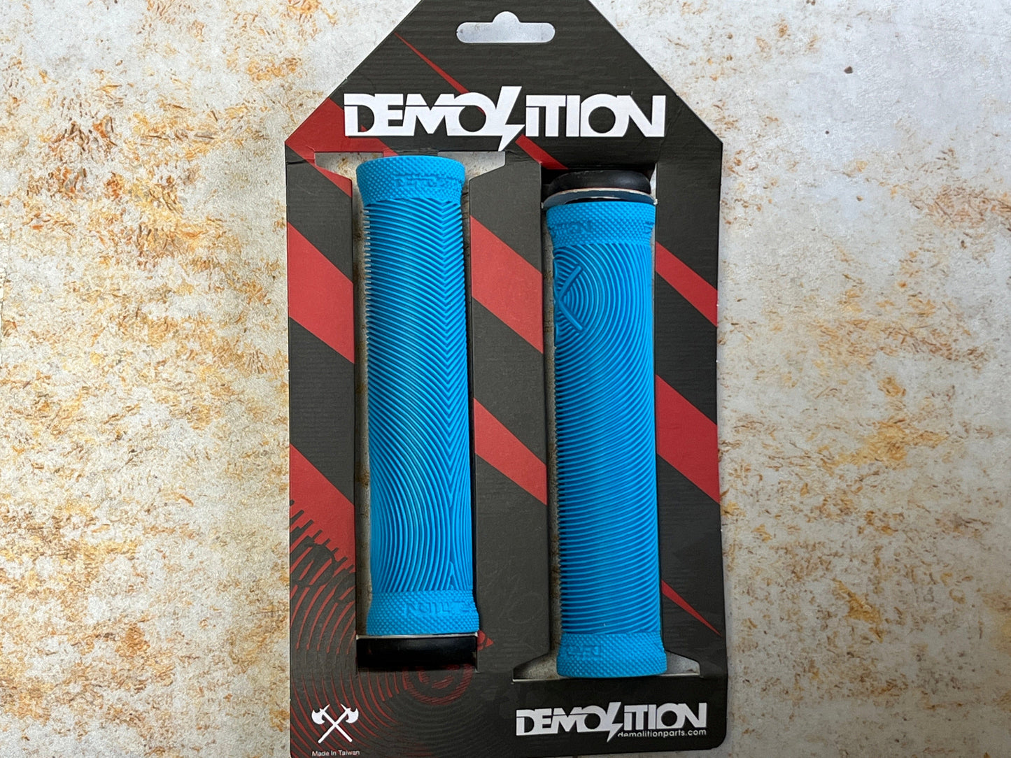 Demolition BMX BMX Parts Glacier Blue Demolition Axes Flangeless Grips