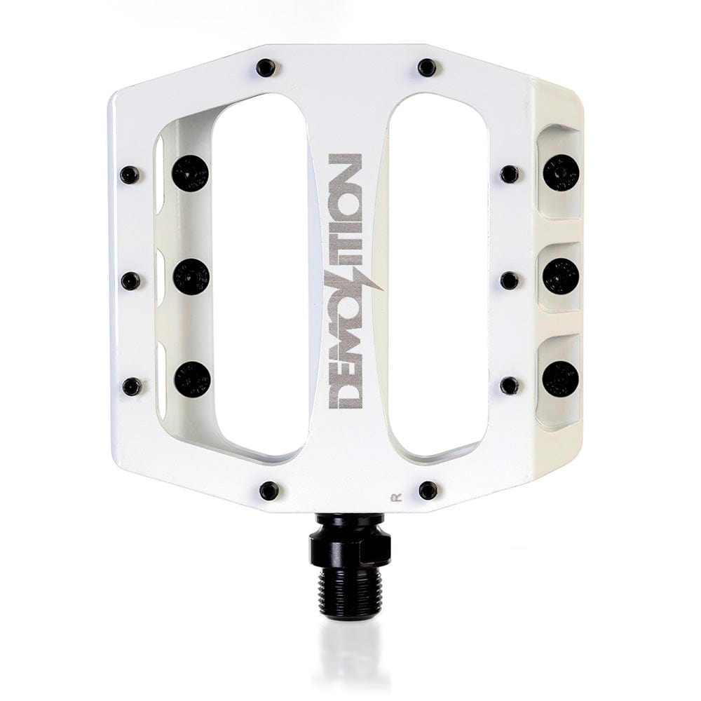 Demolition BMX BMX Parts 9/16" / White Demolition Trooper Alloy Pedals