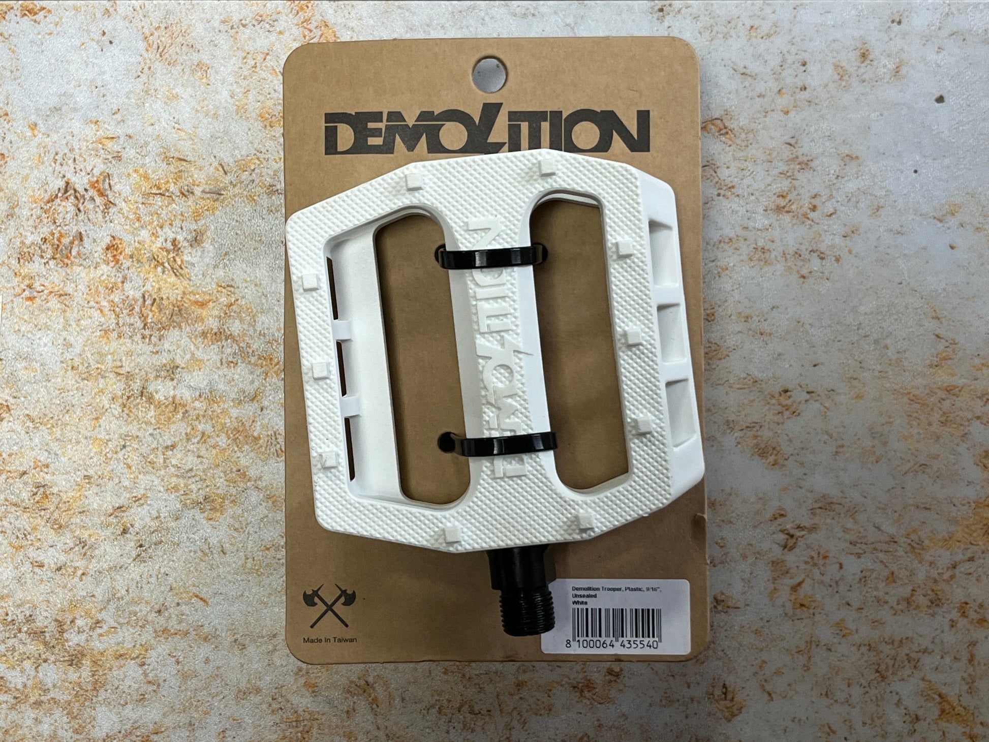 Demolition BMX BMX Parts 9/16" / White Demolition Trooper Nylon Pedals