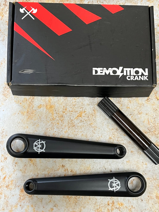 Demolition BMX BMX Parts Demolition x Markit Cranks Black