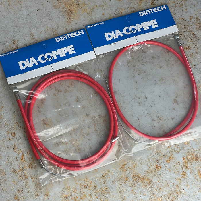 Dia-Compe Old School BMX Dia-Compe Brake Cables Pair Front and Rear