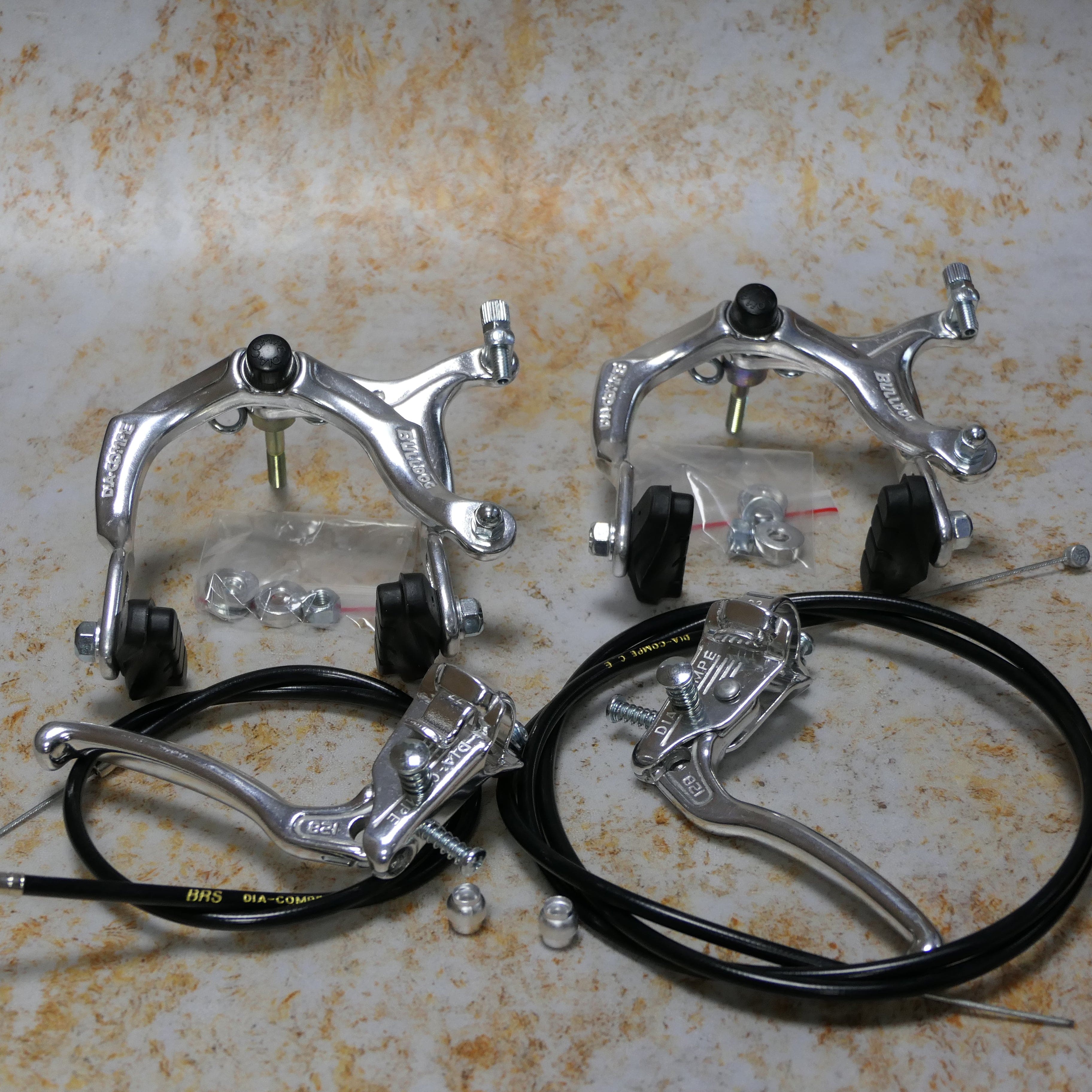 Dia-Compe Bulldog 884L Freestyle BMX Reverse Pull Brake Black or Silver - Front Dia-Compe Bulldog 884L Freestyle BMX Reverse Pull Brake Black or Silver - Front