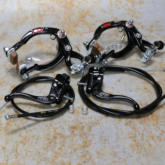 Dia-Compe Old School BMX Dia-Compe MX-1000/Tech-4 Complete Brake Set Black