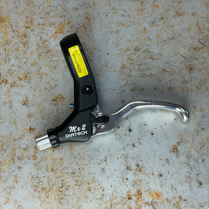 Dia-Compe BMX Parts Left Dia-Compe MX-2 V-Brake Lever Black/Silver