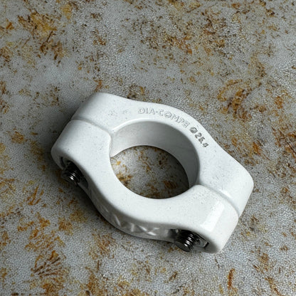 Dia-Compe Old School BMX White Dia-Compe MX1500 2 Bolt Seat Clamp