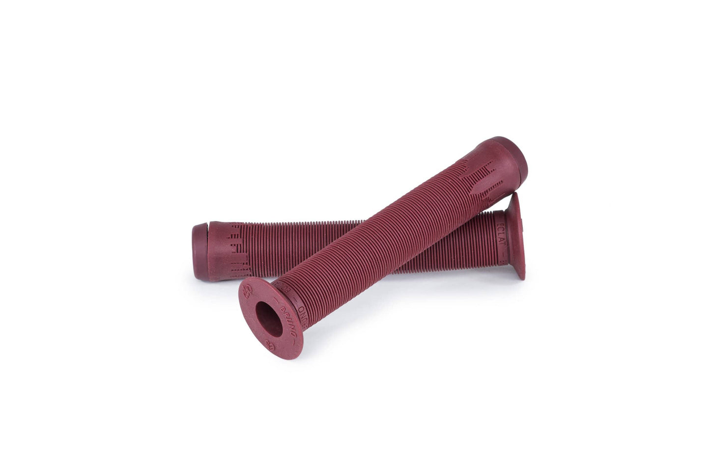 Eclat BMX Parts Burgundy Eclat Bruno Grips black with Flange