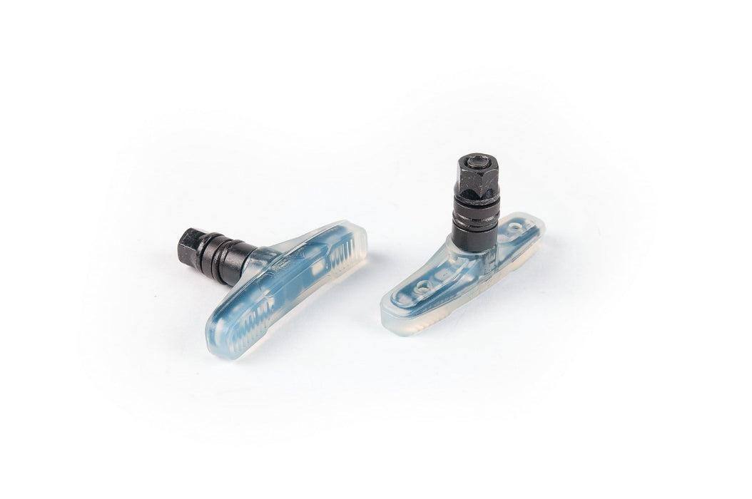 Eclat BMX Parts Clear/Midnight Teal Eclat Force Male Brake Pads