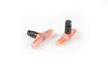 Eclat BMX Parts Clear/Orange Eclat Force Male Brake Pads