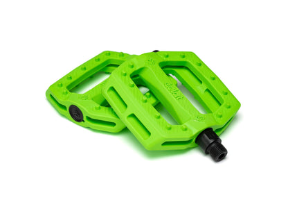 Eclat BMX Parts Neon Green Eclat Slash PC Pedals