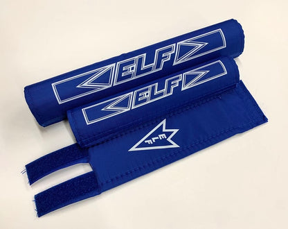 Flite Old School BMX Blue ELF 1983 Logo Old School BMX Pad Set