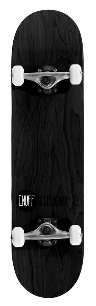 Enuff Skateboards Black Enuff Logo Stain Complete Skateboard