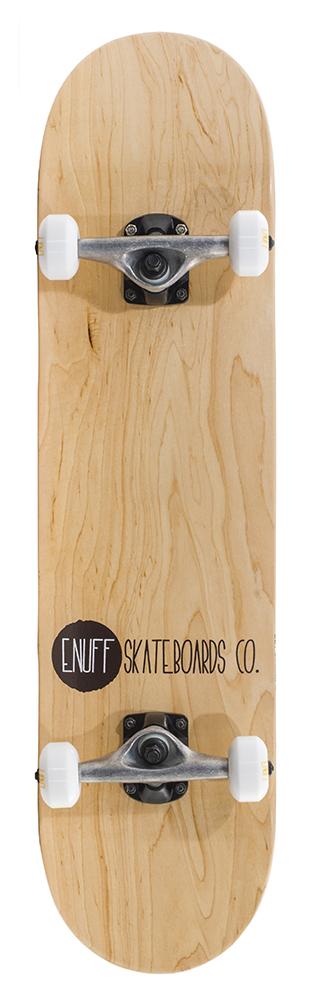 Enuff Skateboards Natural Enuff Logo Stain Complete Skateboard