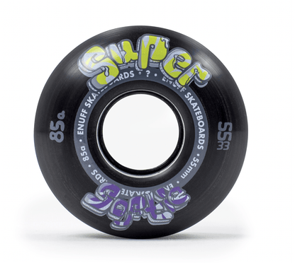 Enuff Skateboards 55mm Enuff Super Softie Skateboard Wheels Black