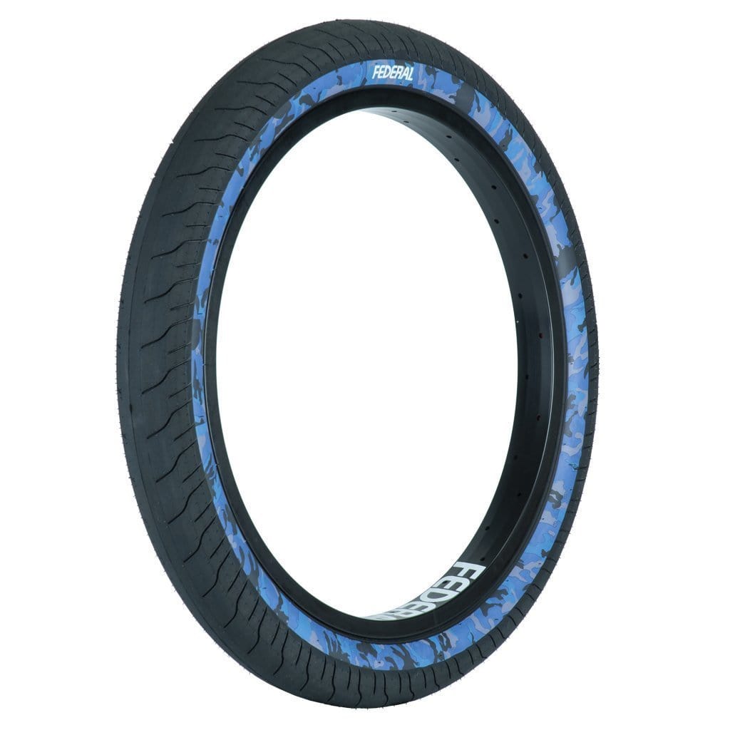 Federal BMX Parts Federal Command LP 2.40 Tyre Black With Blue Camo Sidewall