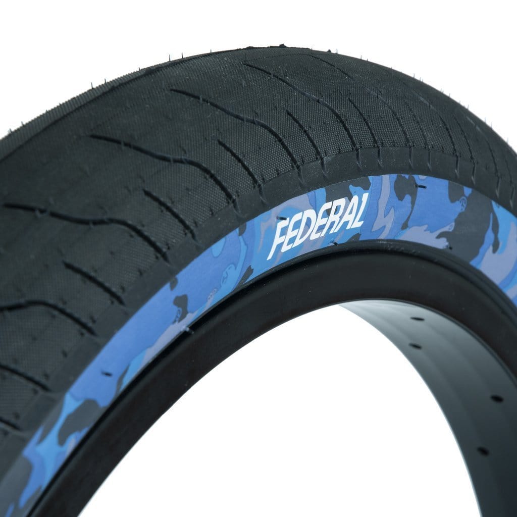 Federal BMX Parts Federal Command LP 2.40 Tyre Black With Blue Camo Sidewall