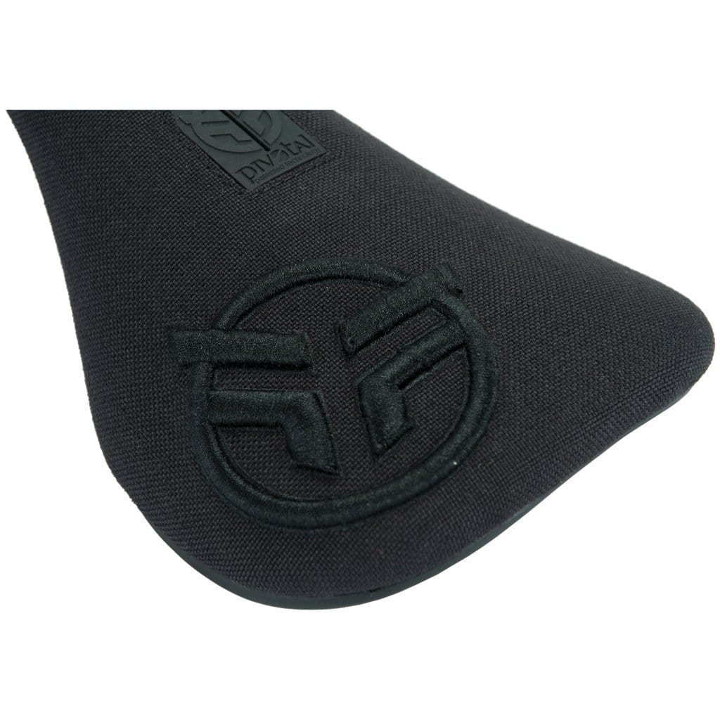 Federal BMX Parts Federal Slim Pivotal Logo Seat - Black With Raised Black Stitching