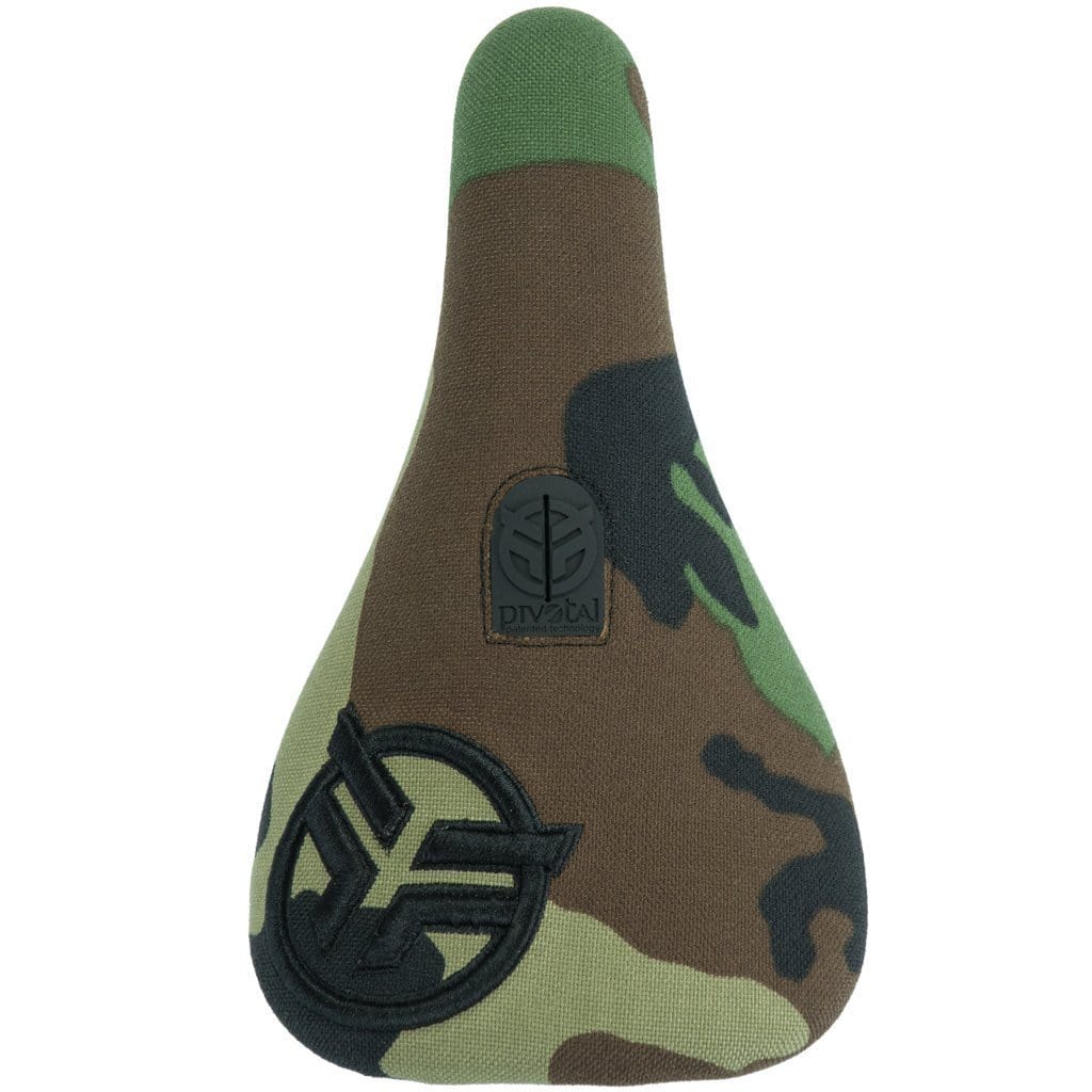 Federal BMX Parts Federal Slim Pivotal Logo Seat - Camo With Raised Black Stitching