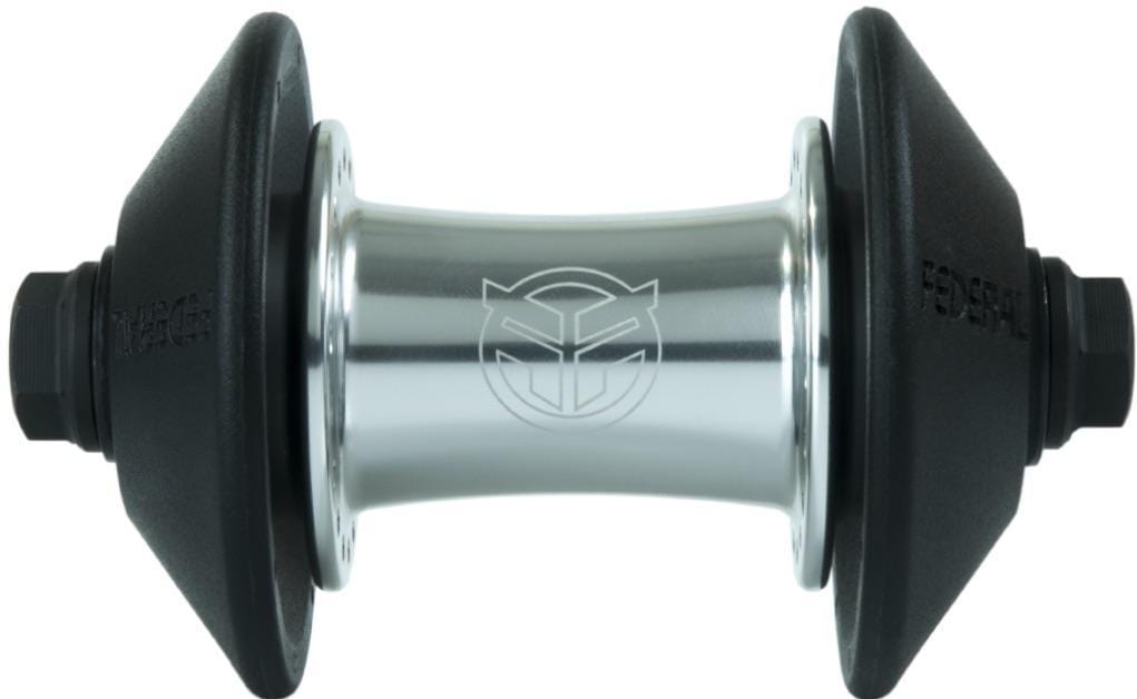 Federal BMX Parts Federal Stance Pro Front Hub Polished with Guards