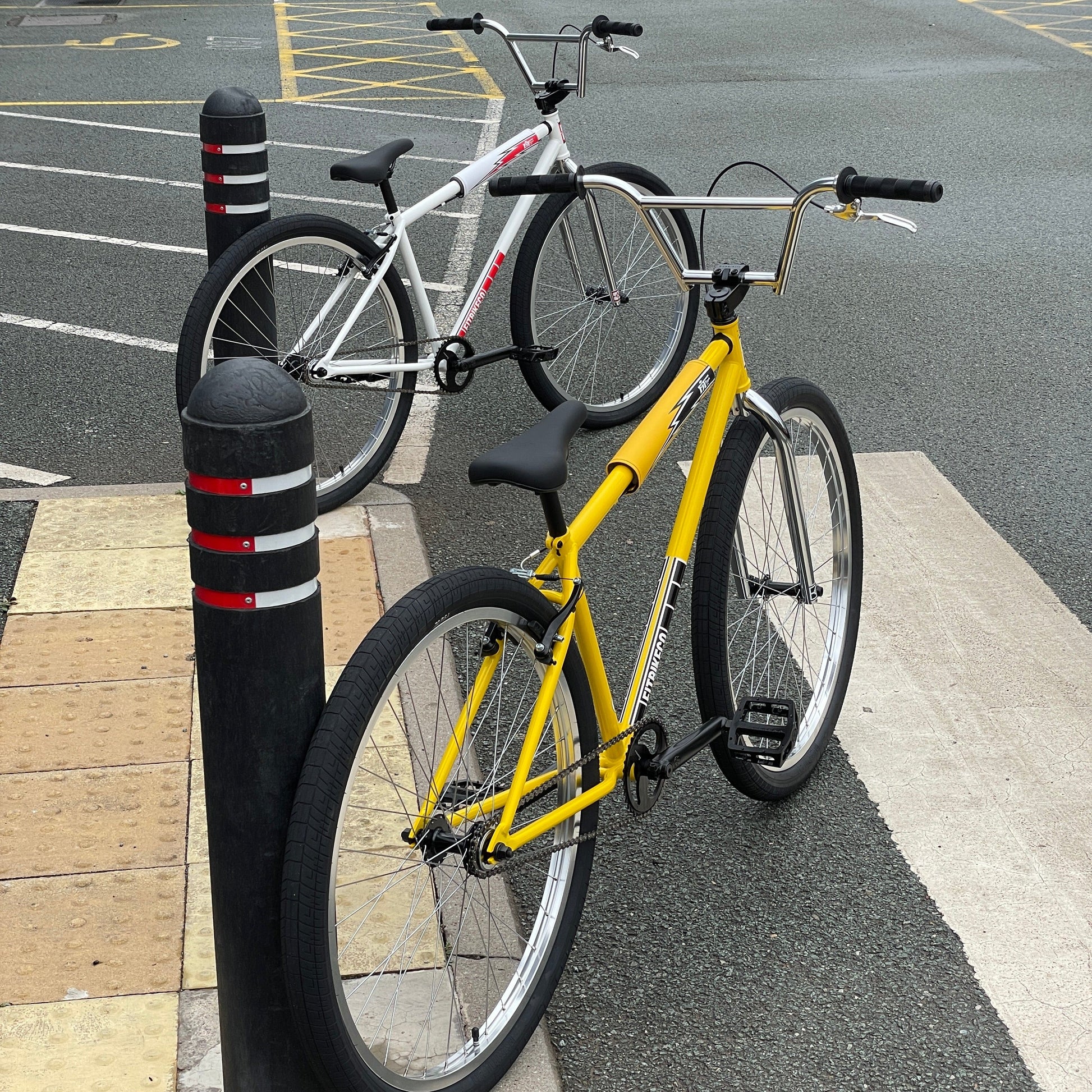 Fit Bike Co BMX Bikes Hurricane Yellow FIT 2023 CR 29 Inch Bike Hurricane Yellow