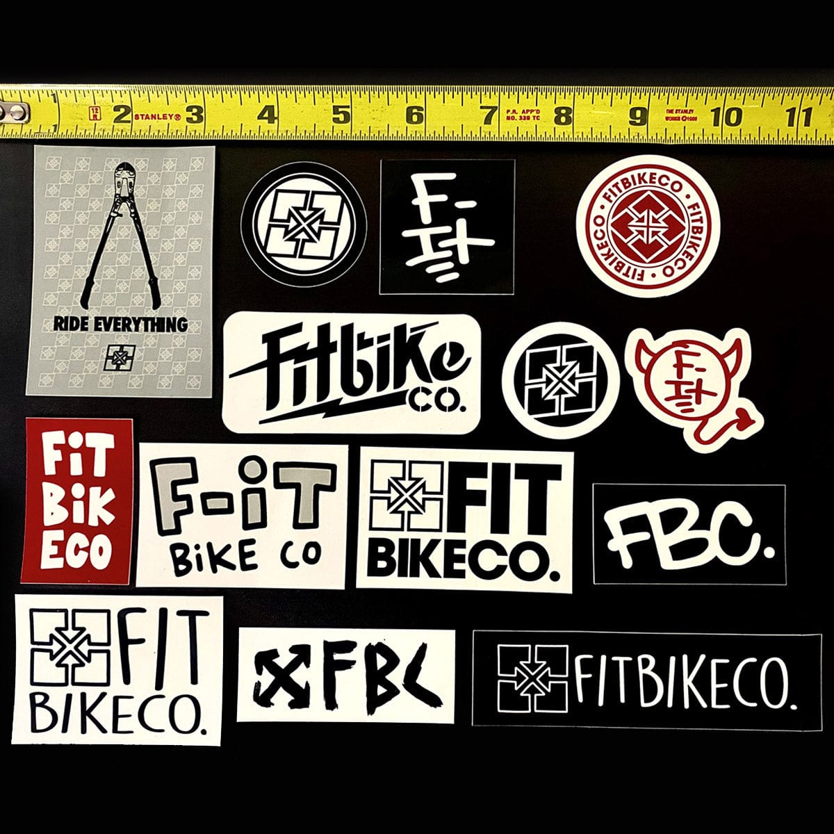 Fit Bike Co BMX Parts Fit Bike Co 14 Promo Sticker Pack