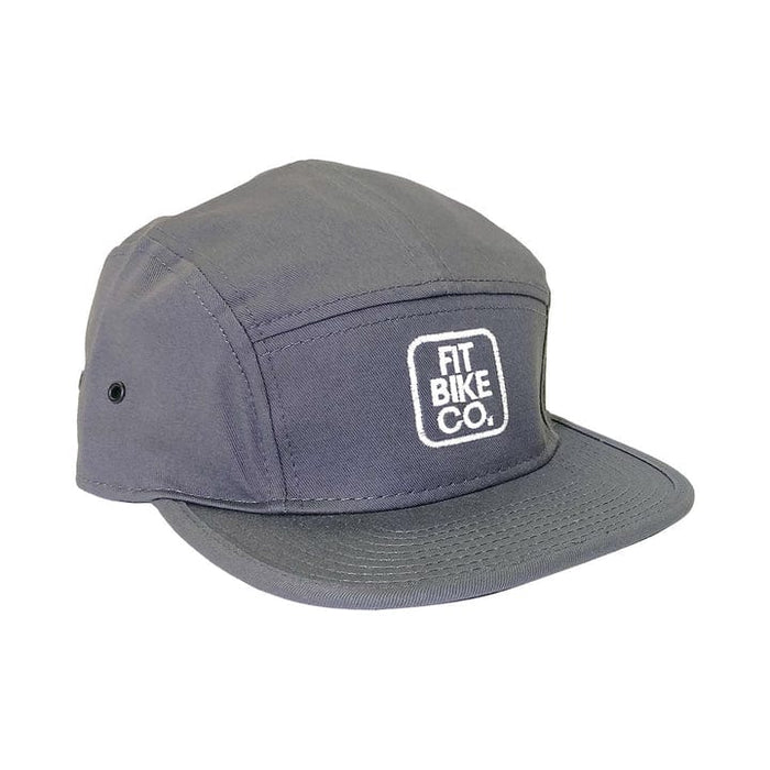 Fit Bike Co Clothing & Shoes Charcoal Grey Fit Bike Co Five Panel Camper Hat