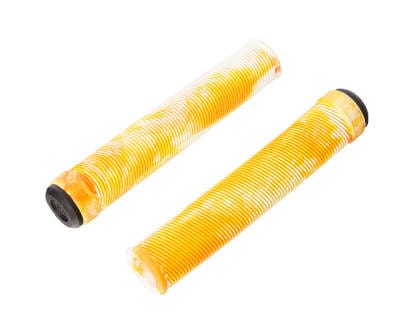 Fit Bike Co BMX Parts Orange/White Swirl Fit Bike Co Savage V2 Flangeless Grips