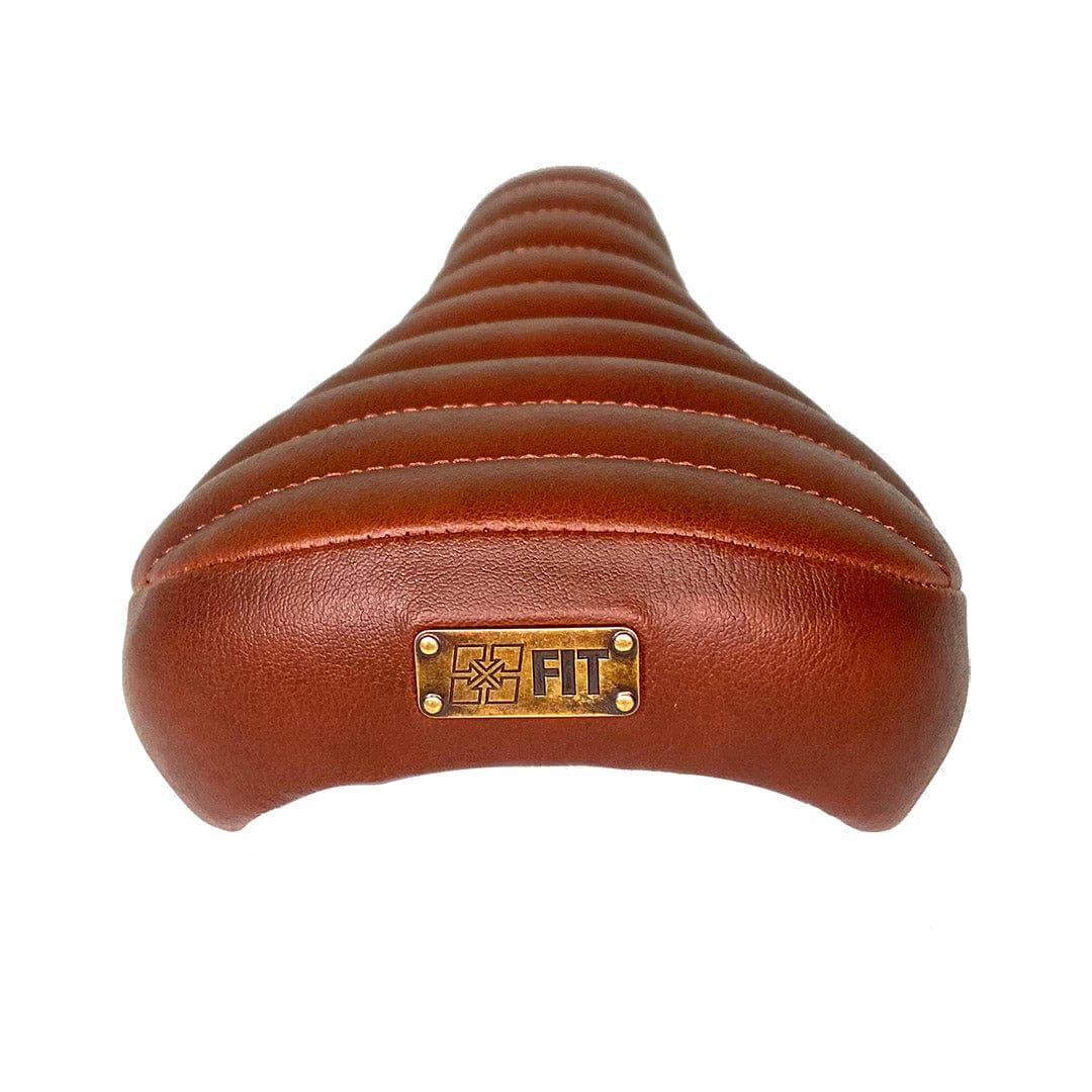 Fit Bike Co BMX Parts Brown / Tripod / Mid FIT Café Tripod Seat Synthetic Leather Brown