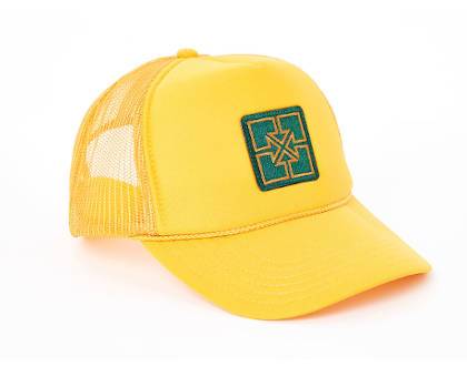 Fit Bike Co BMX Parts Gold Fit Key Patch Trucker Cap