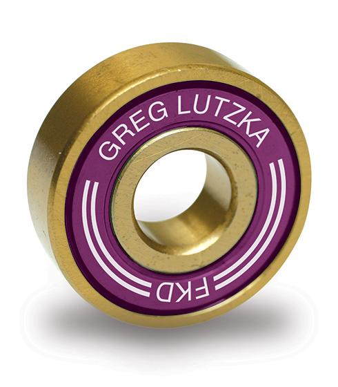 FKD Pro Gold Lutzka Skateboard Bearings