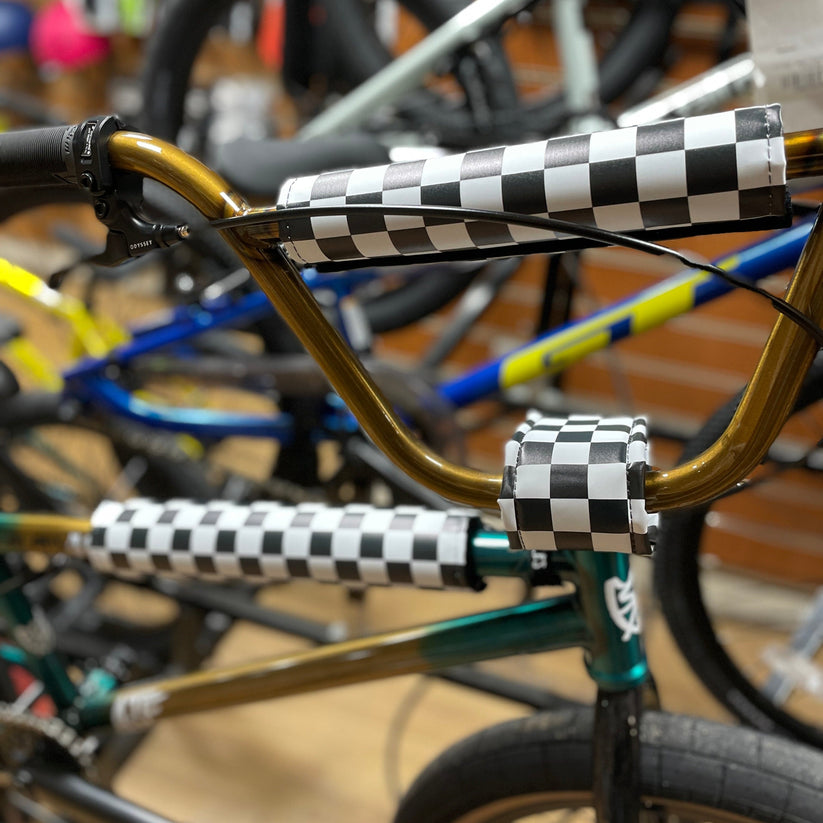 Manopole Schiuma Flite Per BMX Old School – Colore Blu Pallido, Made In USA
