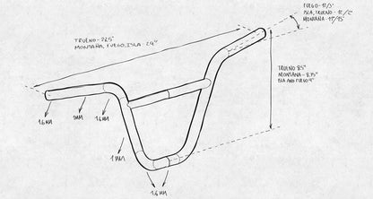 Fly Bikes BMX Parts Fly Bikes Isla 9.25 Bars