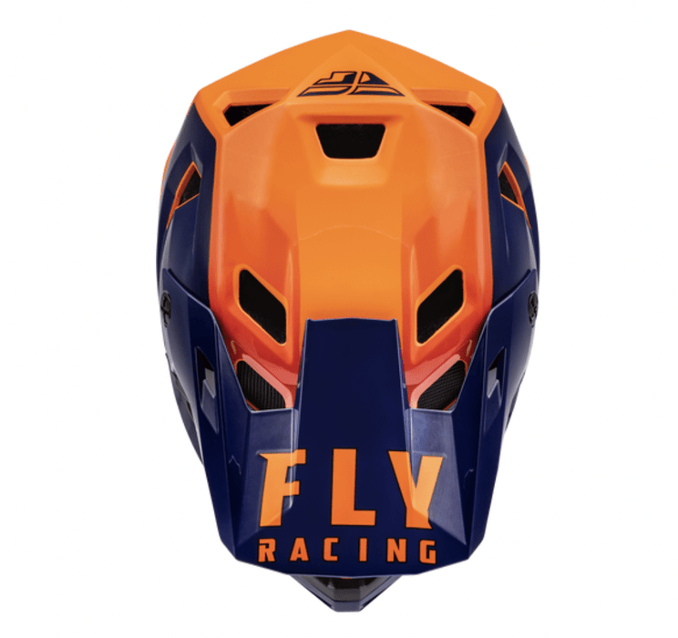 Fly Racing Rayce BMX Race Helmet Navy / Orange / Red | Alans BMX