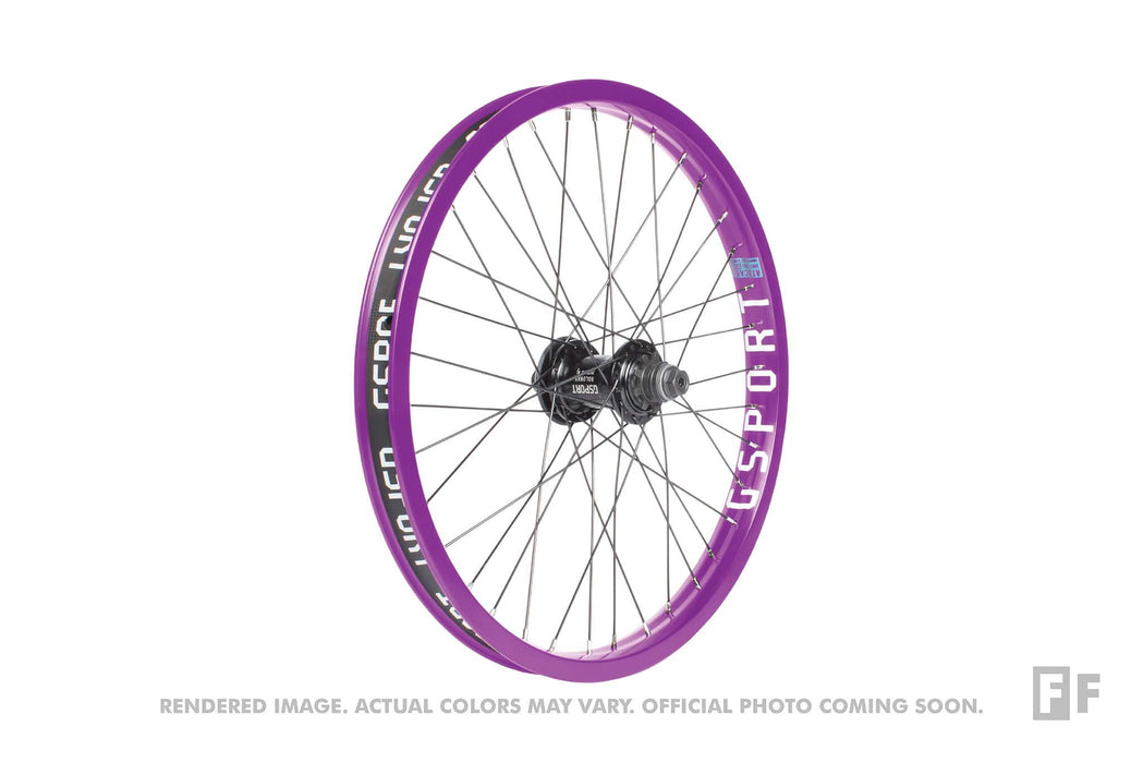 G-sport BMX Parts Purple G-Sport Elite Cassette Rear Wheel