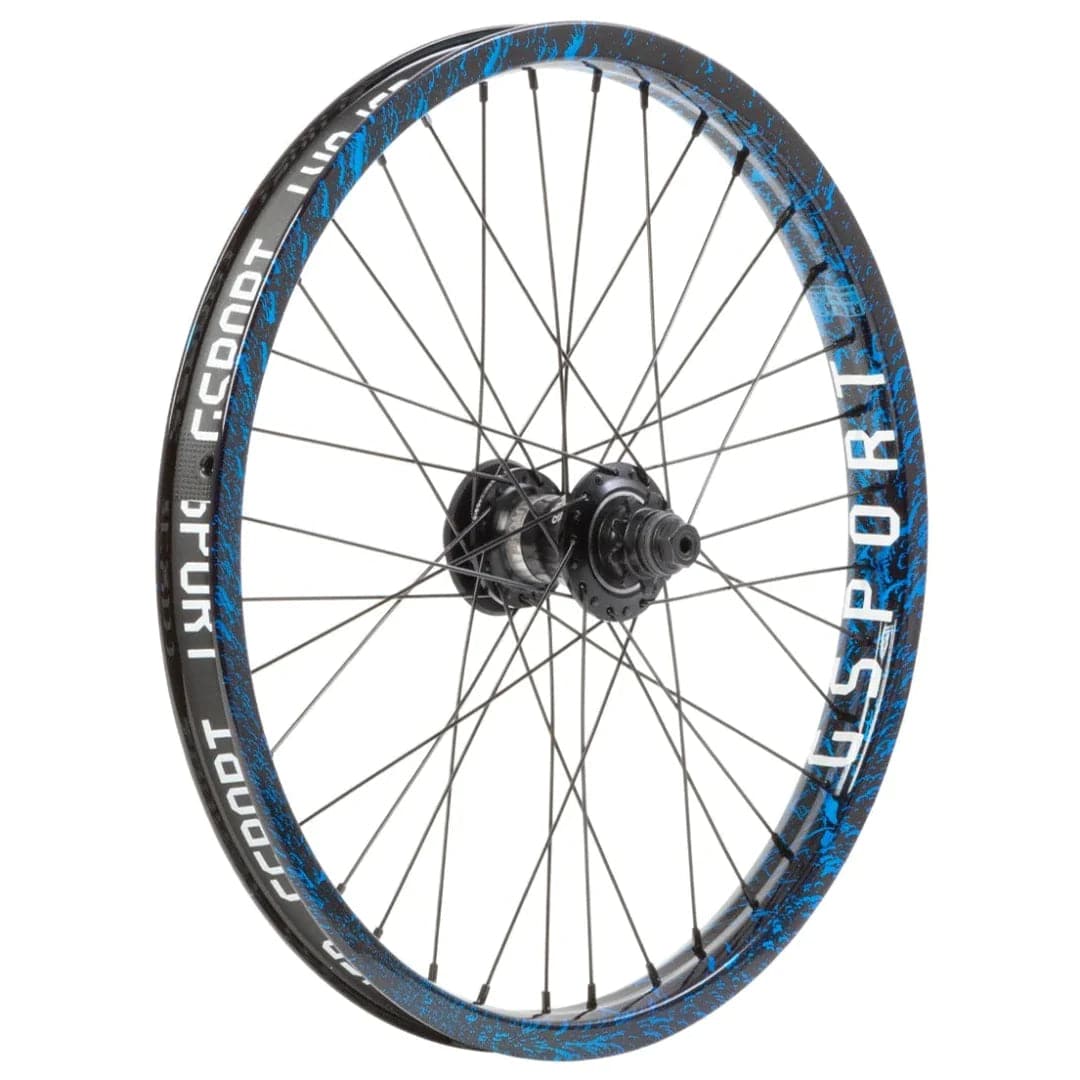 G-sport BMX Parts Cyan Rain / LHD G-Sport Elite Freecoaster Rear Wheel