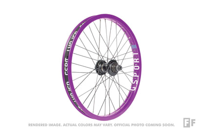 G-sport BMX Parts RHD Purple G-Sport Elite Freecoaster Rear Wheel