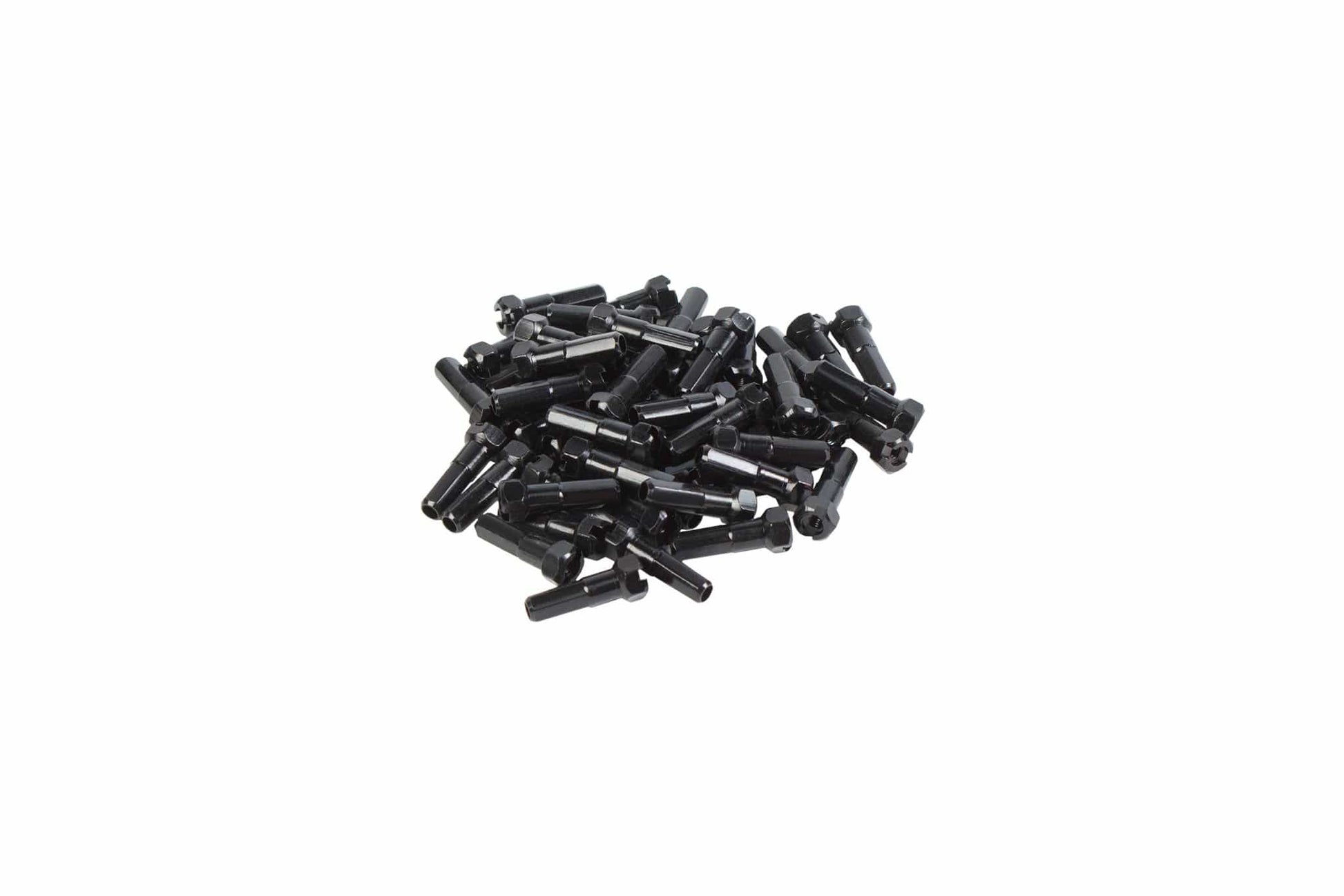 G-Sport BMX Parts Black G-Sport Taper Hex Spoke Nipples 50 Pack