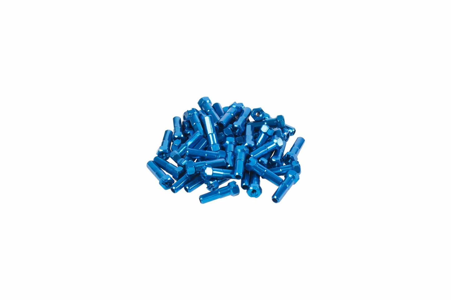 G-Sport BMX Parts Blue G-Sport Taper Hex Spoke Nipples 50 Pack