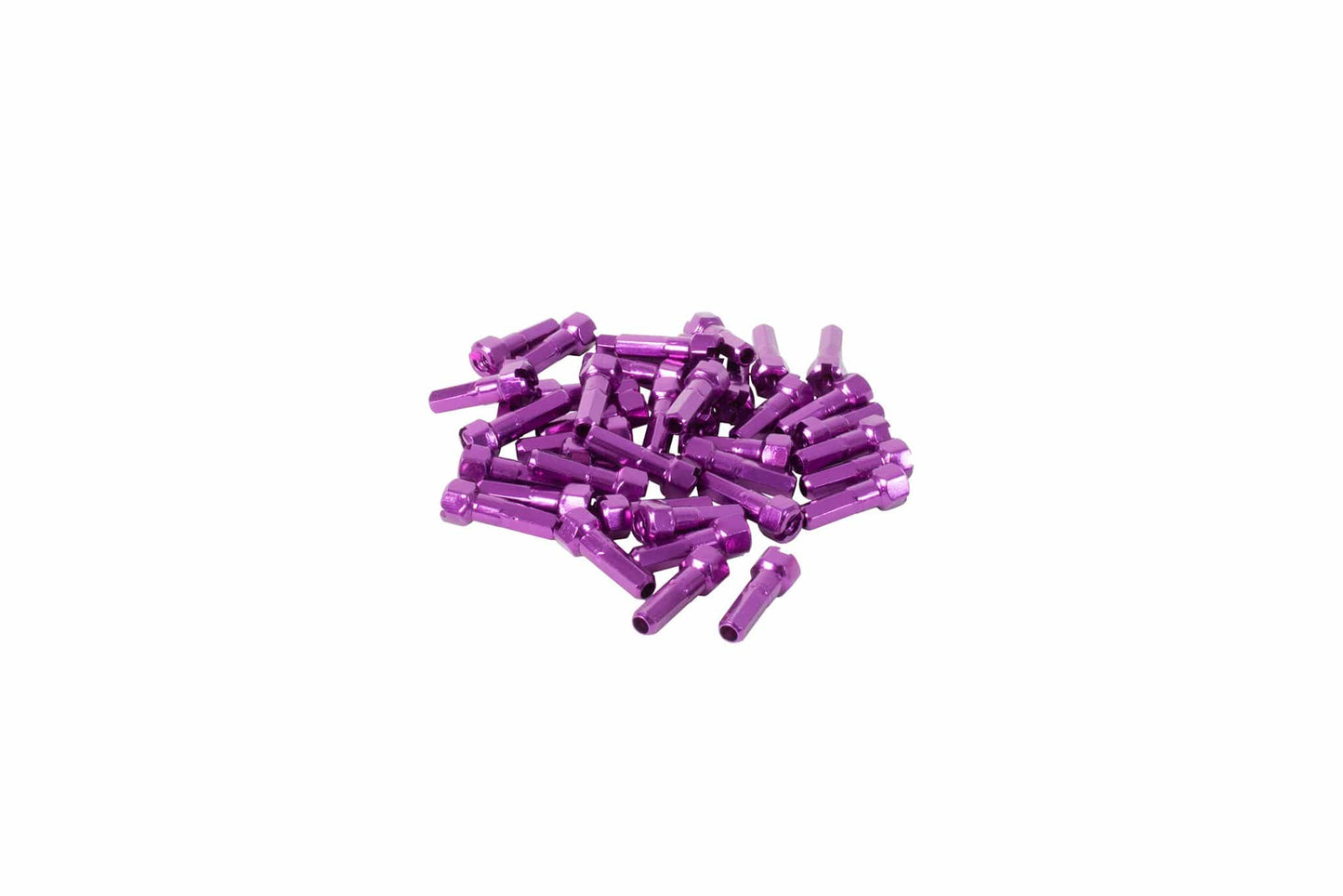 G-Sport BMX Parts Purple G-Sport Taper Hex Spoke Nipples 50 Pack