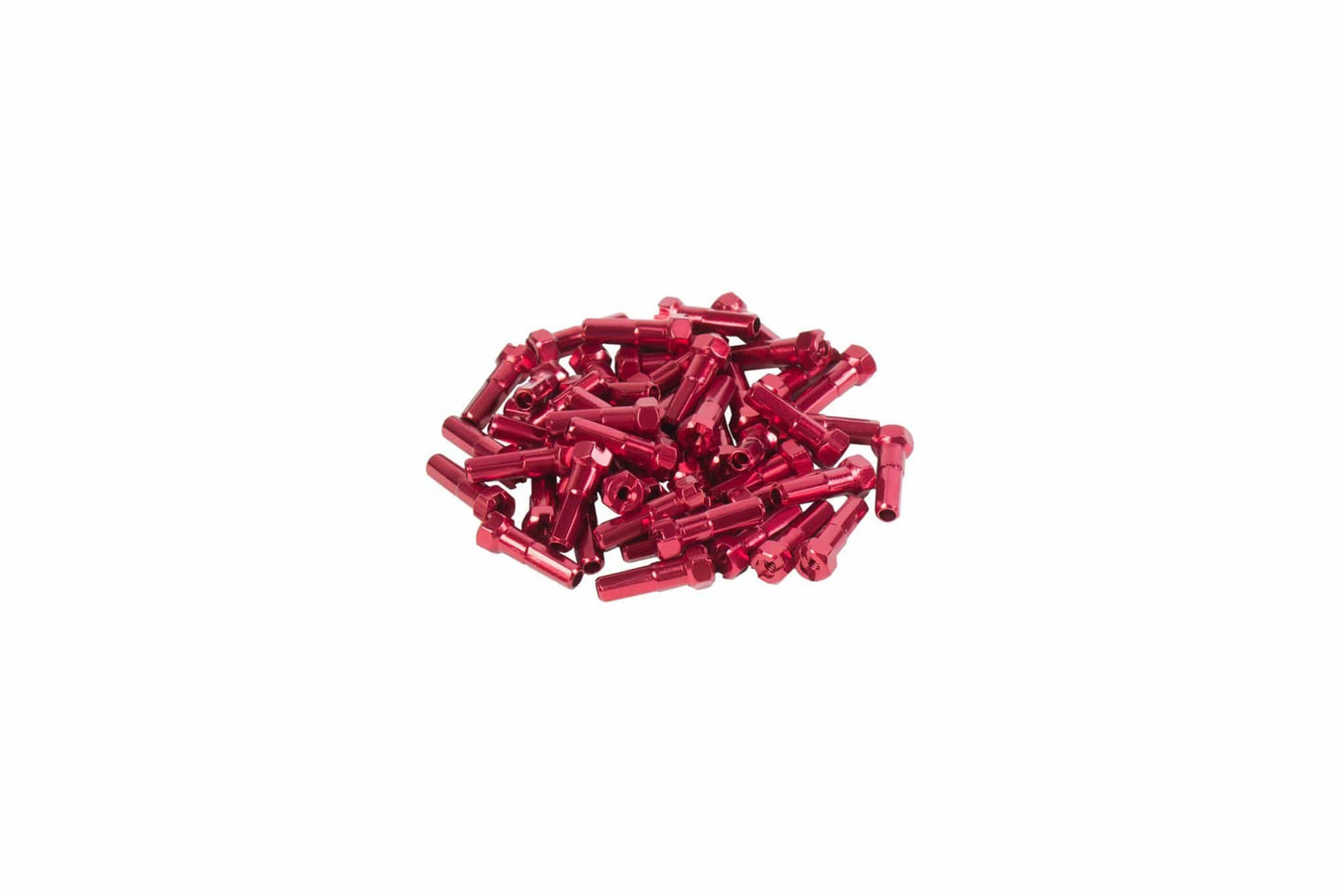 G-Sport BMX Parts Red G-Sport Taper Hex Spoke Nipples 50 Pack