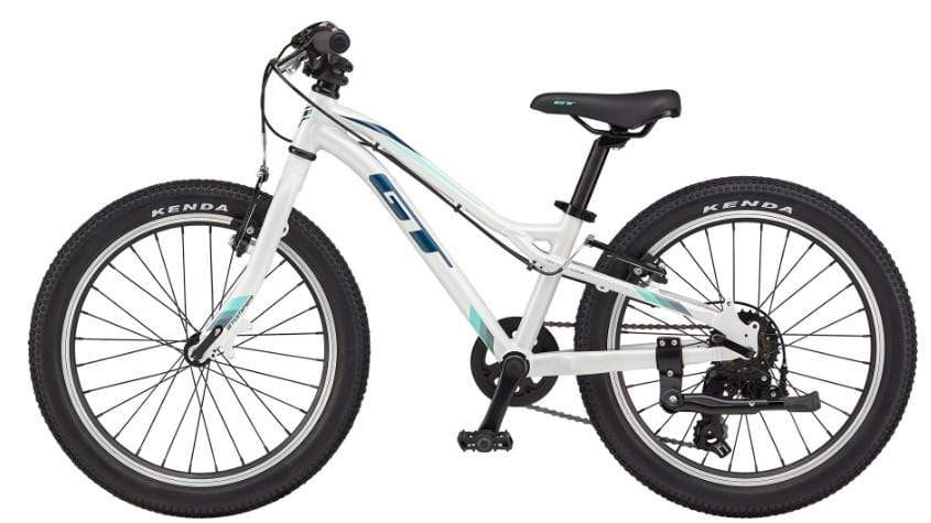 GT Bikes White GT 2021 Stomper Ace 20 Inch Kids Mountain Bike White