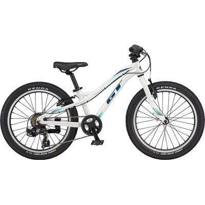 GT Bikes White GT 2021 Stomper Ace 20 Inch Kids Mountain Bike White