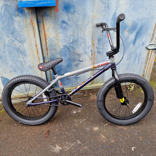 GT BMX Bikes Purple GT 2023 Jr Performer 18 Inch BMX Bike Purple