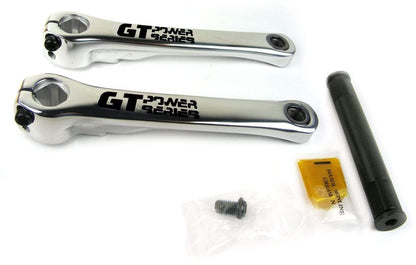 GT BMX Parts GT Power Series Alloy Cranks Polished