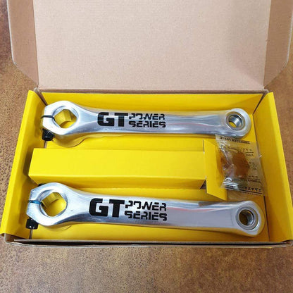 GT BMX Parts GT Power Series Alloy Cranks Polished