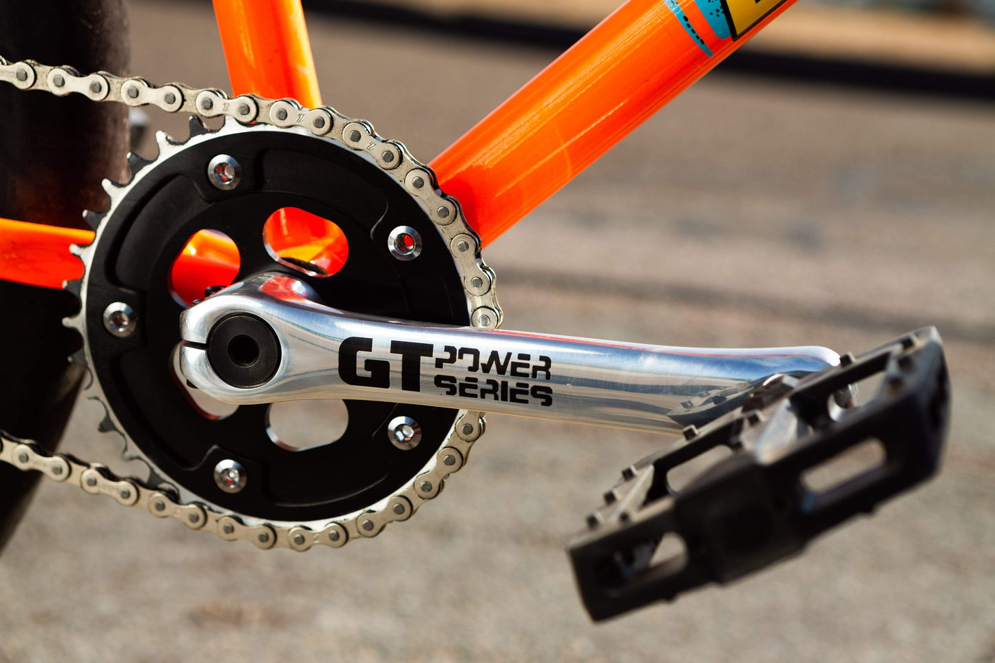 GT BMX Parts GT Power Series Alloy Cranks Polished