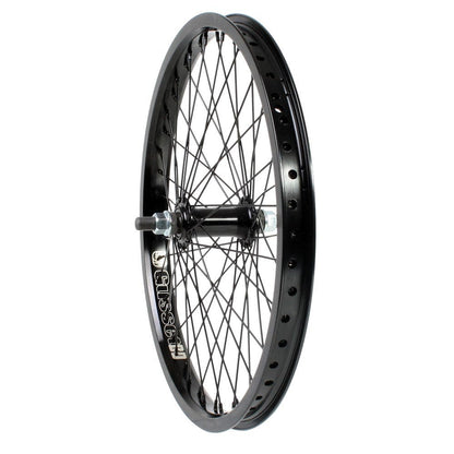 Gusset BMX Parts Gusset Black Dog 48H Front Wheel Black